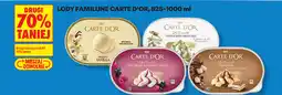 Biedronka Lody familijne Carte D'Or oferta