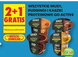 Biedronka Wszystkie musy, puddingi i kaszki proteinowe Go Active oferta