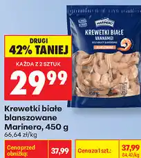 Biedronka Krewetki białe blanszowane Marinero oferta