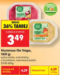 Biedronka Hummus Go Vege oferta