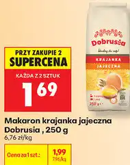 Biedronka Makaron krajanka jajeczna Dobrusia oferta