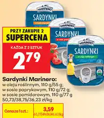 Biedronka Sardynki Marinero oferta