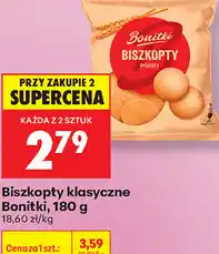 Biedronka Biszkopty klasyczne Bonitki oferta