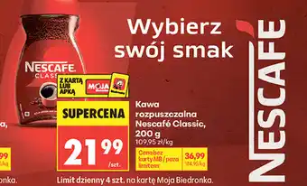 Biedronka Kawa rozpuszczalna Nescafe Classic oferta