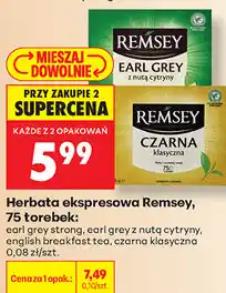 Biedronka Herbata ekspresowa Remsey oferta