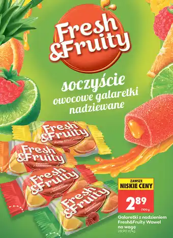 Biedronka Galaretki z nadzieniem Fresh&Fruity Wawel oferta