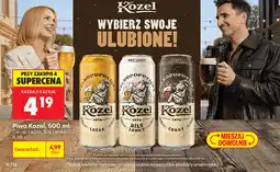 Biedronka Piwo Kozel, 500 ml: Černý, Ležák, Bílý Lehký oferta