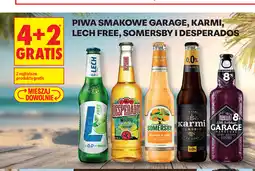 Biedronka Piwa smakowe Garage, Karmi, Lech Free, Somersby i Desperados oferta