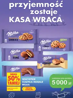 Biedronka Ciastka i rogale Milka oferta