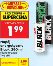 Biedronka Napój energetyczny Black oferta