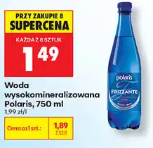 Biedronka Woda wysokomineralizowana Polaris oferta