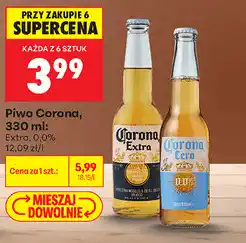 Biedronka Piwo Corona Extra, 0,0% oferta