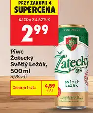Biedronka Piwo Žatecký Světlý Ležák oferta
