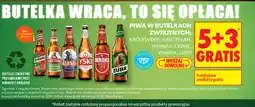 Biedronka Piwa w butelkach zwrotnych Królewskie, Kasztelan, Harnaś, Tyskie, Warka, Żubr oferta