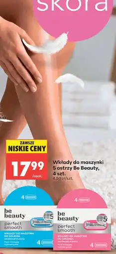 Biedronka Wkłady do maszynki 5 ostrzy Be Beauty oferta