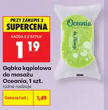 Biedronka Gąbka kąpielowa do masażu Oceania, 1 szt oferta