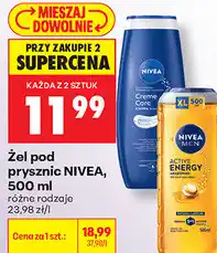 Biedronka Żel pod prysznic NIVEA oferta