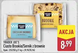 ALDI Trader joe's Ciasto Brookie/Sernik z brownie oferta