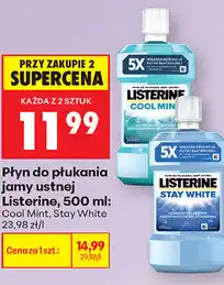 Biedronka Płyn do płukania jamy ustnej Listerine oferta