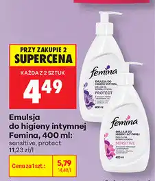 Biedronka Emulsja do higieny intymnej Femina oferta