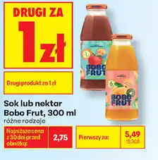 Biedronka Bobo Frut Sok lub nektar oferta