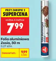 Biedronka Folia aluminiowa Zosia, 30 m oferta