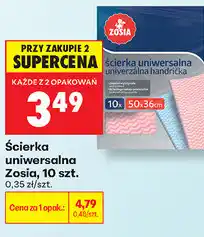 Biedronka Ścierka uniwersalna Zosia, 10 szt oferta