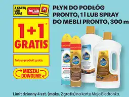 Biedronka Płyn do podłóg Pronto, 1 l lub spray do mebli Pronto, 300 ml oferta