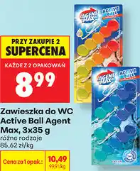 Biedronka Zawieszka do WC Active Ball Agent Max oferta