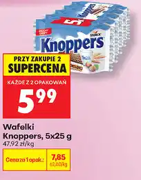 Biedronka Wafelki Knoppers oferta