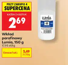 Biedronka Wkład parafinowy Lumia oferta