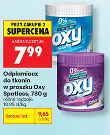 Biedronka Odplamiacz do tkanin w proszku Oxy Spotless oferta