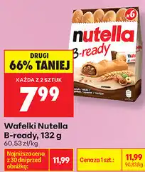 Biedronka Wafelki Nutella B-ready oferta