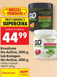 Biedronka Kreatyna Go Active lub Kolagen Go Active oferta