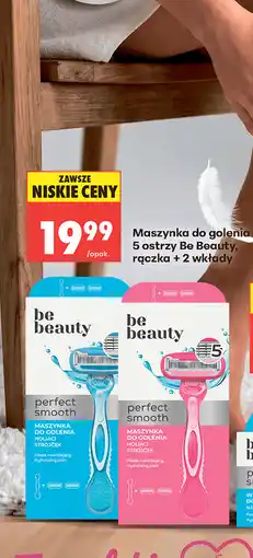 Biedronka Maszynka do golenia 5 ostrzy Be Beauty, rączka + 2 wkłady oferta