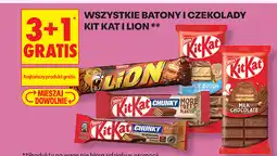 Biedronka Batony i czekolady Kit Kat i Lion oferta