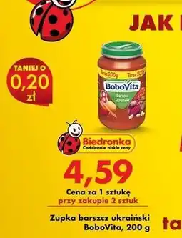 Biedronka Zupka barszcz ukraiński BoboVita oferta