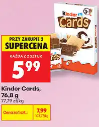 Biedronka Kinder Cards oferta