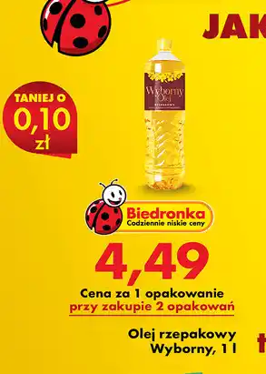 Biedronka Olej rzepakowy Wyborny oferta