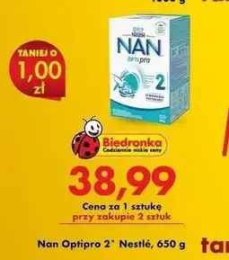 Biedronka Nań Optipro 2, Nestlé oferta