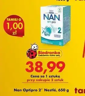 Biedronka Nań Optipro 2, Nestlé oferta