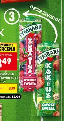 Biedronka Napój Tymbark Owoce Świata Kaktus oferta