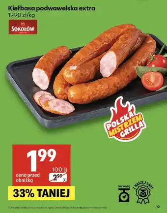 Delikatesy Centrum Kiełbasa podwawelska extra oferta