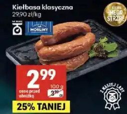 Delikatesy Centrum Kiełbasa klasyczna MORLINY oferta