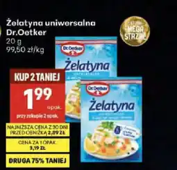 Delikatesy Centrum Żelatyna uniwersalna Dr.Oetker oferta