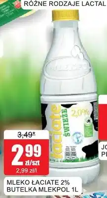 Bingo Mleko Łaciate 2% Mlekpol oferta