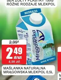 Bingo Maślanka naturalna Mrągowska Mlekpol oferta