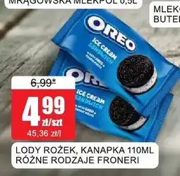 Bingo Lody rożek kanapka Froneri oferta