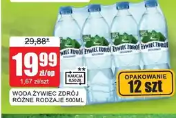 Bingo Woda niegazowana Żywiec Zdrój 12-pak oferta