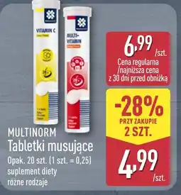 ALDI Multinorm Tabletki musujące oferta
